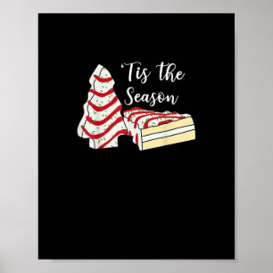 Het Is Seizoen Kerstboom Kostuum Grappige Grafiek Poster