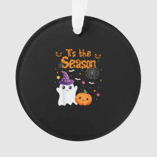 Het Is Seizoen Pompoen Retro Groovy Vintage Hallow Ornament