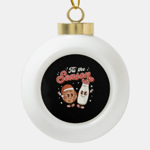 Het Is Seizoen Retro 70er 80er Jaren Vintage Groov Keramische Bal Ornament