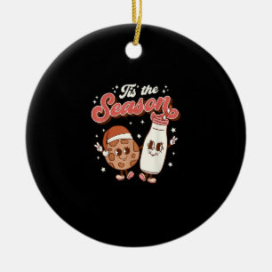 Het Is Seizoen Retro 70er 80er Vintage Groovy Scha Keramisch Ornament