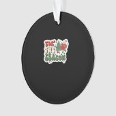 Het Is Seizoen Retro Grappige Luiaard Ornament (voorkant)