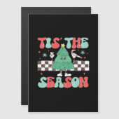 Het Is Seizoen Retro Vrouwelijke Feestdagen (Voorkant / Achterkant)