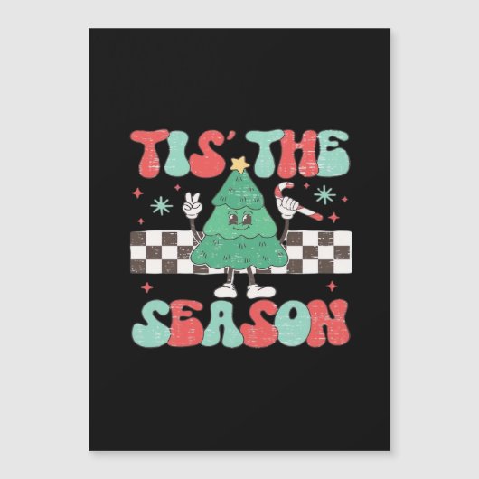 Het Is Seizoen Retro Vrouwelijke Feestdagen (Voorkant)