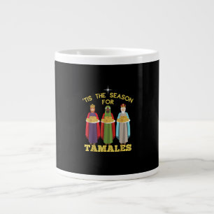 Het Is Seizoen Voor Grappige Mexicaanse Kerst-Tama Grote Koffiekop