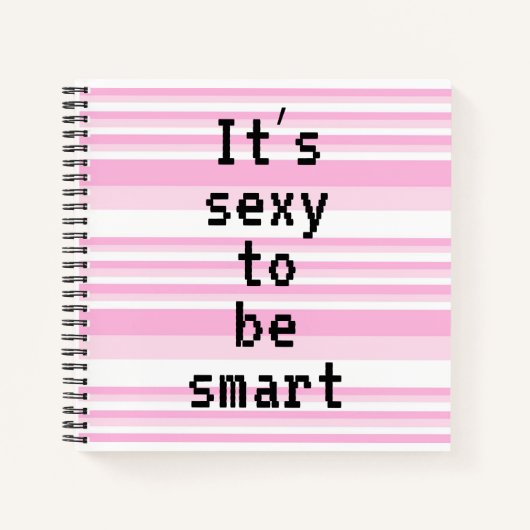 Het is sexy om slim te zijn notitieboek (Voorkant)