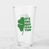 Het is Shenanigan Time St Patrick's Day Half Clove Glas (Voorkant)