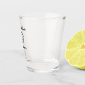 Het is Shot O'Clock ergens op een borrelglas Glas (Rechts)