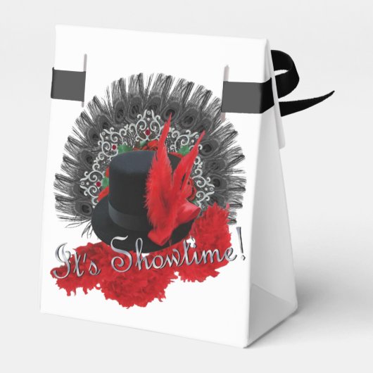 Het is Showtime. bedankdoosjes. Bedankdoosjes (Achterkant)