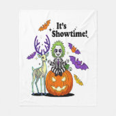 Het is Showtime Grappige Halloween Fleece Deken (Voorkant)