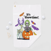 Het is Showtime Grappige Halloween Golfhanddoek (Insitu)