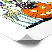 Het is Showtime Grappige Halloween Poster (Hoek)