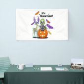 Het is Showtime Grappige Halloween Spandoek (Beurs)