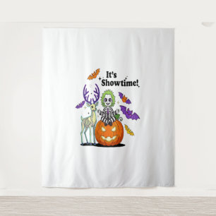 Het is Showtime Grappige Halloween Wandkleed