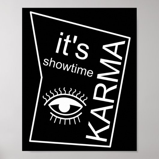 Het is Showtime Karma Poster (Voorkant)