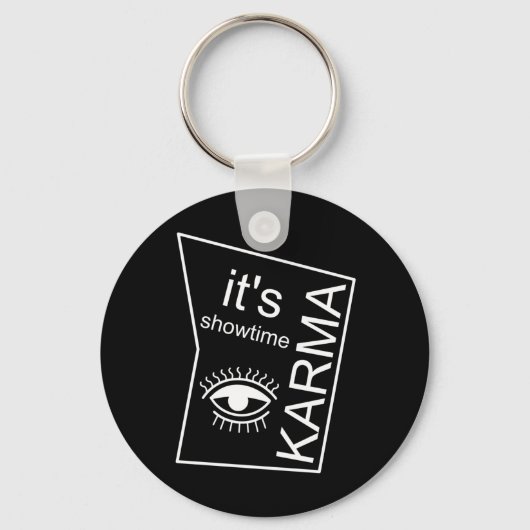 Het is Showtime Karma Sleutelhanger (Voorkant)