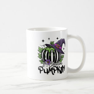 Het is Showtime Pumpkin Witch Halloween Spooky Zee Koffiemok