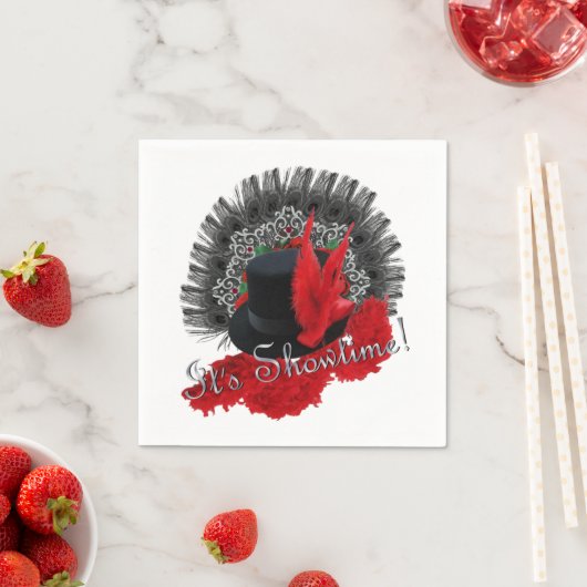 Het is Showtime. Servetten (Insitu)