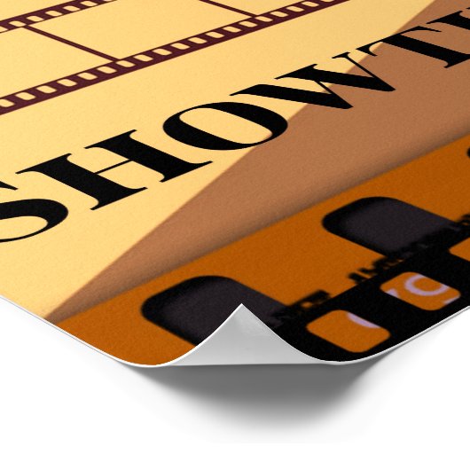 "Het is Showtime!" theater Poster (Hoek)