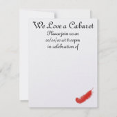 Het is Showtime. Uitnodiging (Achterkant)