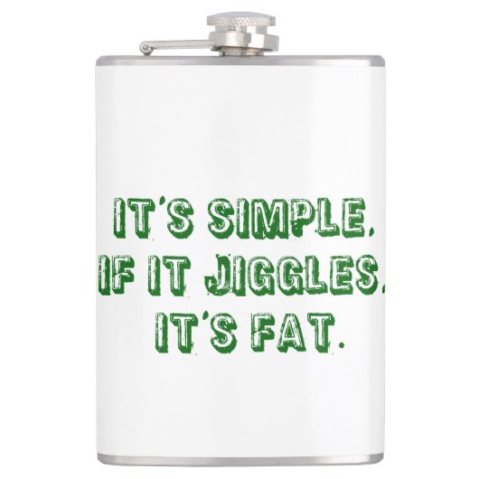 Het is simpel heupfles (Voorkant)