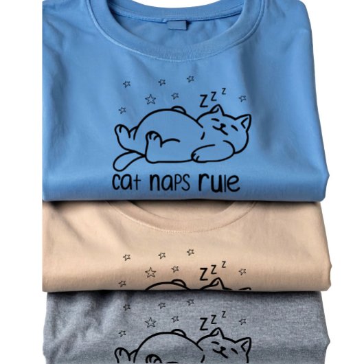 Het is Slaap Tijd Kat Liefhebber T-shirt