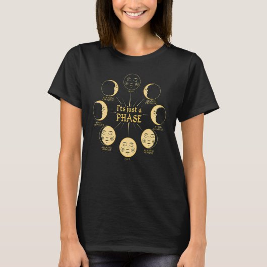 Het is slechts een fase ruimte t-shirt (Voorkant)