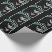 'Het is slechts eeuwig' op glanzend wrapppapier Cadeaupapier (Hoek)