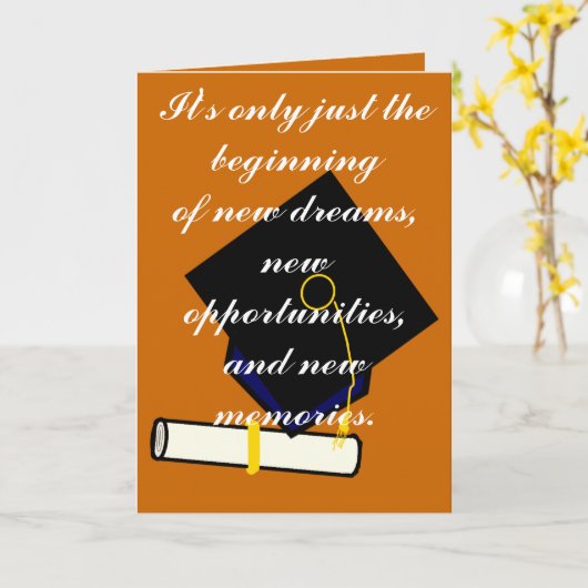 Het is slechts enkel de Kaart van de Afstuderen (Gele Bloem)