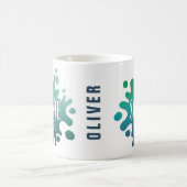 "Het is slijmtijd regenboog spat Koffiemok (Center)