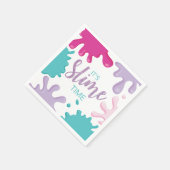 Het is Slime Time Slime Verjaardagsfeestje servett Servet (Hoek)