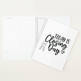 Het is slotdag vastgoedplanner planner