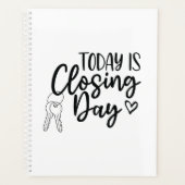 Het is slotdag vastgoedplanner planner (Voorkant)