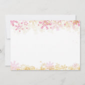 Het is sneeuw veel leuk om één uitnodiging te zijn (Achterkant)