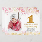 Het is sneeuw veel leuk om één uitnodiging te zijn (Voorkant / Achterkant)