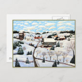 Het is Sneeuwend Briefkaart (Voorkant / Achterkant)