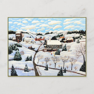 Het is Sneeuwend Briefkaart