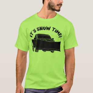 Het is sneeuwploeg grafisch t-shirt