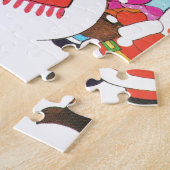 Het is sneeuwtijd. Vrolijk kerstfeest, Kinderen in Legpuzzel (Zijkant)