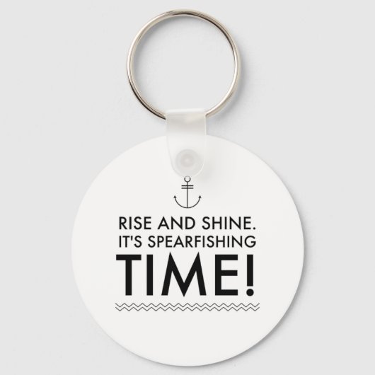 Het is SpearFishing TIme Sleutelhanger (Voorkant)