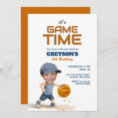 Het is speeltijd elke leeftijd verjaardag foto uit kaart (Voorkant / Achterkant)