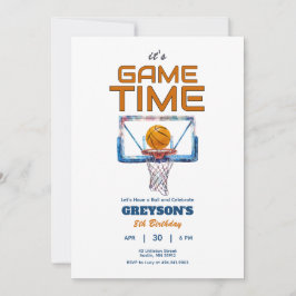 Het is speeltijd elke leeftijd verjaardag uitnodig kaart