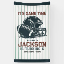 Het is speeltijd! Kick off football verjaardag kin