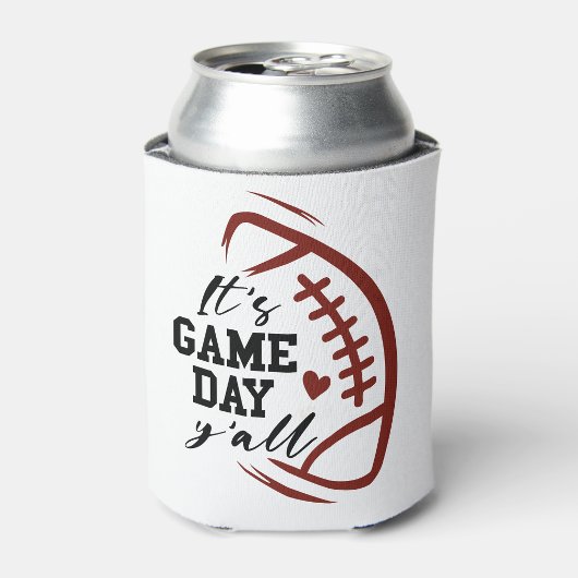 Het is spel dag. Sport. Blikkoeler Blikjeskoeler
