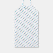 Het is spelletjes tijd honkbal 1e verjaardag cadeaulabel (Achterkant)