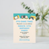 Het is spelletjestijd Kids Persoonlijke Gaming Ver Briefkaart (Staand voorkant)