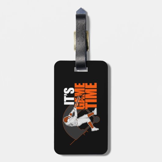 Het is Speltijd - Baseball Bagagelabel (Achterkant verticaal)