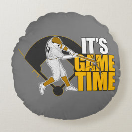 Het is Speltijd - Baseball Rond Kussen