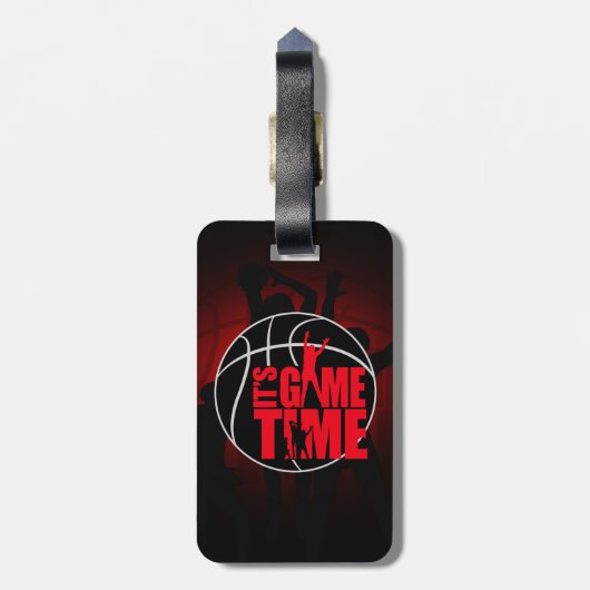 Het is Speltijd - Rood Bagagelabel (Achterkant verticaal)