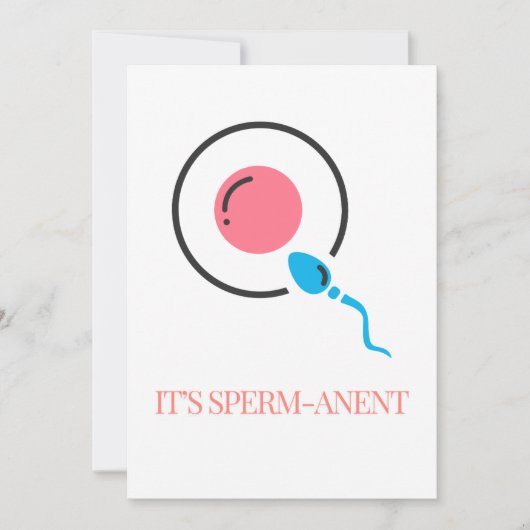 Het is Sperm-anet Feestdagenkaart (Voorkant)