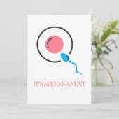 Het is Sperm-anet Feestdagenkaart (Staand voorkant)